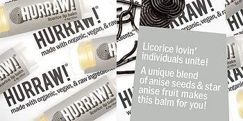 HURRAW! Licorice Lip Balm