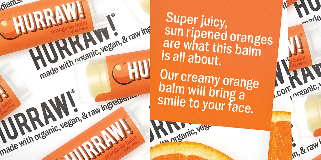 HURRAW! Orange Lip Balm - 2