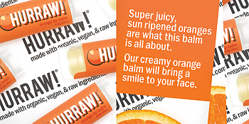 HURRAW! Orange Lip Balm
