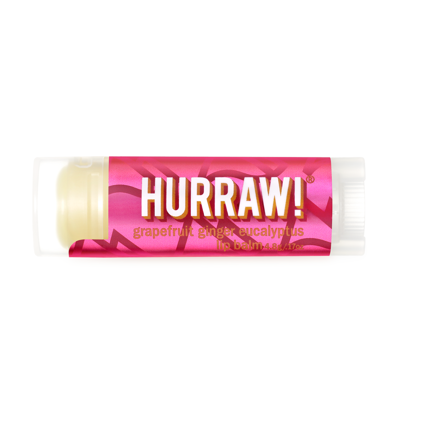 HURRAW! Kapha Lip Balm grapefruit ginger eucalyptus