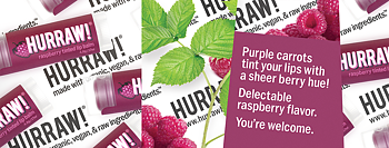 HURRAW! Raspberry Tinted Lip Balm