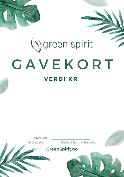 Green Spirit Gavekort Kr 1500,-