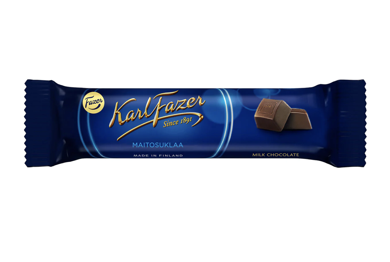 Fazer blå mjölkchoklad 39g chokladstång 35st