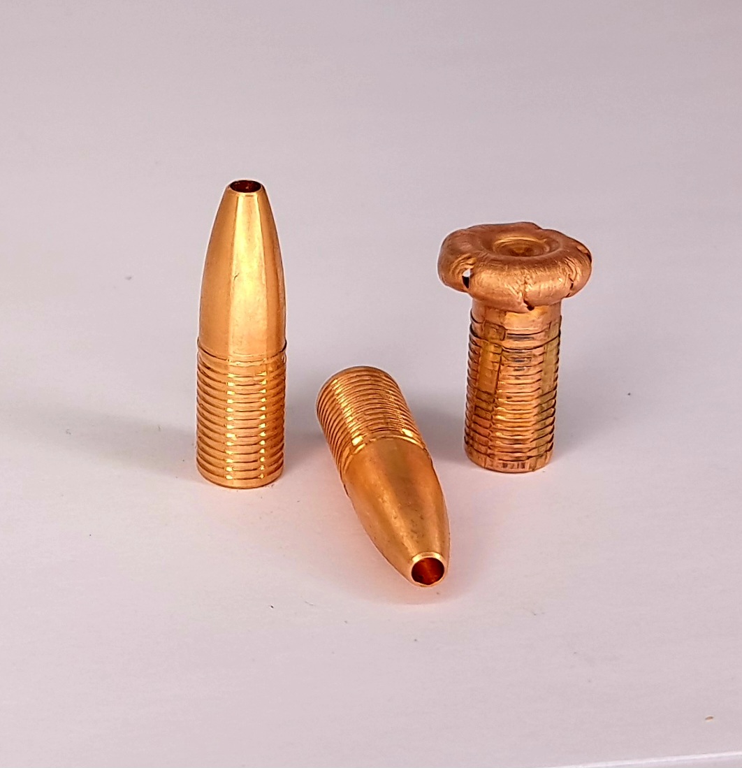North Fork expanding full copper bullet in caliber 284 CPX
