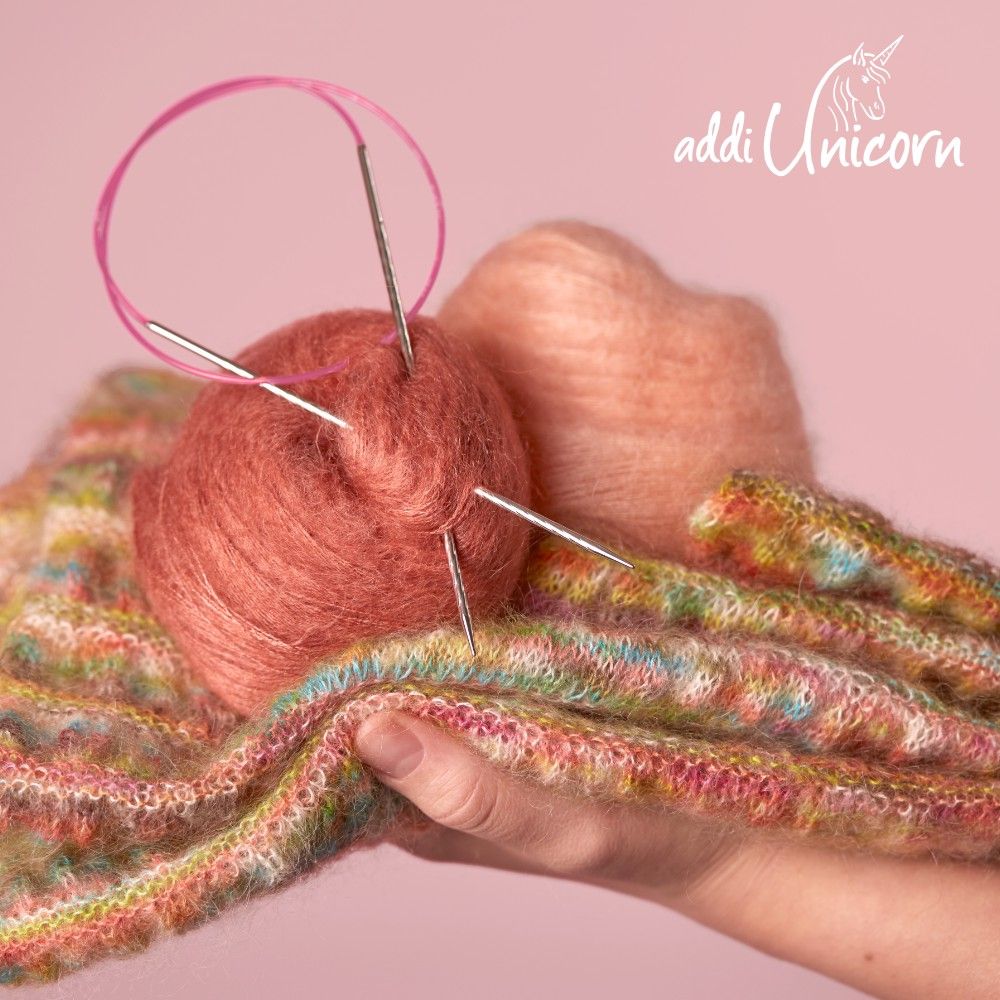 Addi Rundsticka Unicorn 100cm (115-7), Pris från - 3
