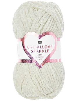 001 Cream, Chenillove Sparkle