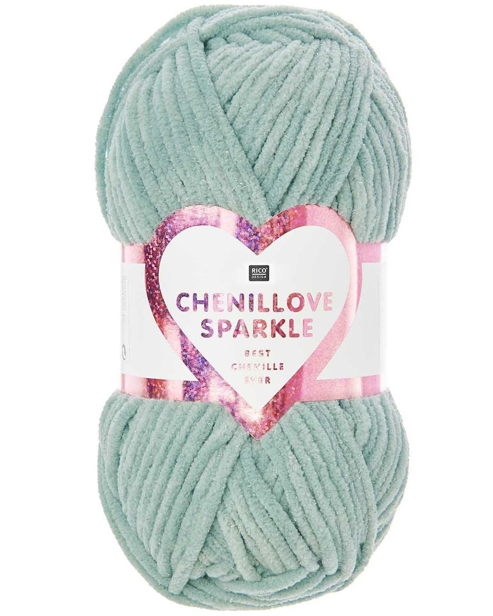 004 Aqua, Chenillove Sparkle