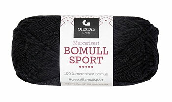 301 Svart, Bomull Sport