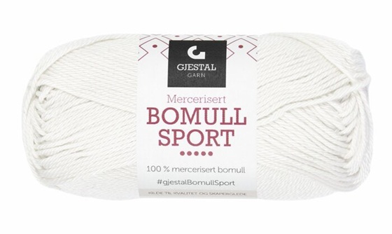 302 Vit, Bomull Sport