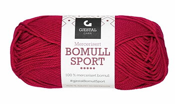 305 Mörk Röd, Bomull Sport