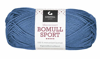 326 Violettblå, Bomull Sport