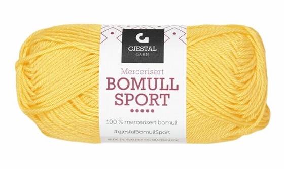 357 Gul, Bomull Sport