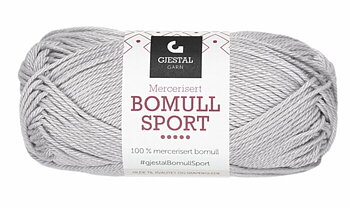 381 Silvergrå, Bomull Sport
