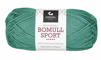 386 Blågrön, Bomull Sport