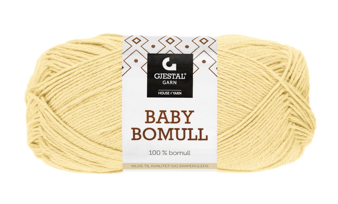 505 Ljusgul, Baby Bomull