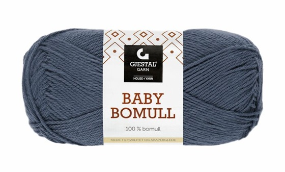 509 Mörk Gråblå, Baby Bomull