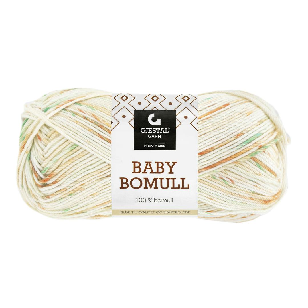 523 Orange/Skarpgrön, Baby Bomull