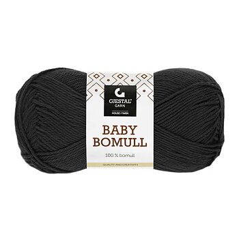 524 Svart, Baby Bomull