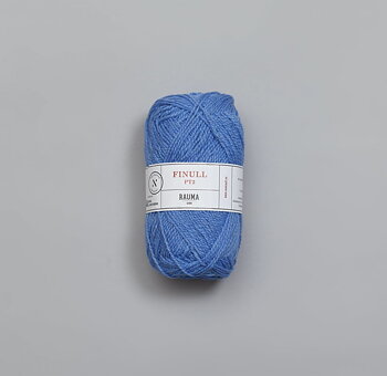 4385 Ljus jeansblå Finull