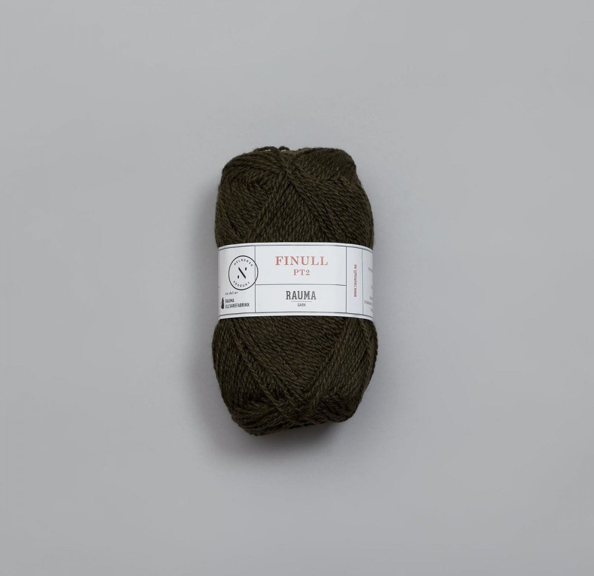 486 Mörk mossgrön Finull