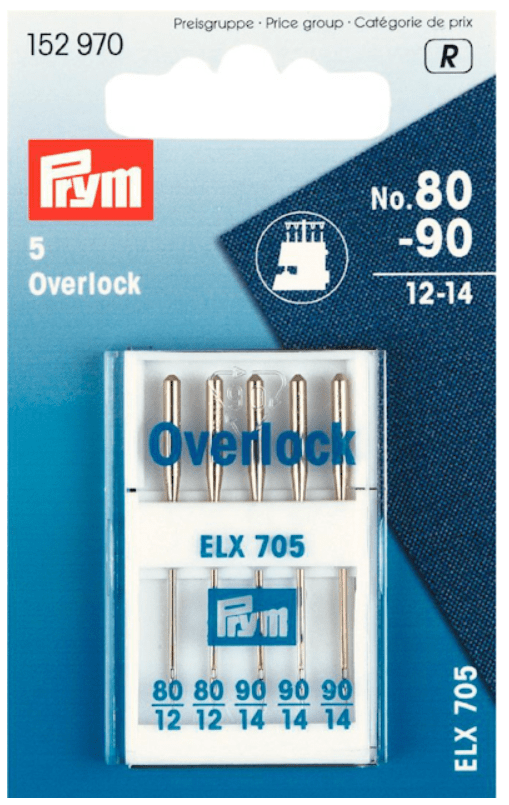 Symaskinsnålar, Overlock Strl 80-90