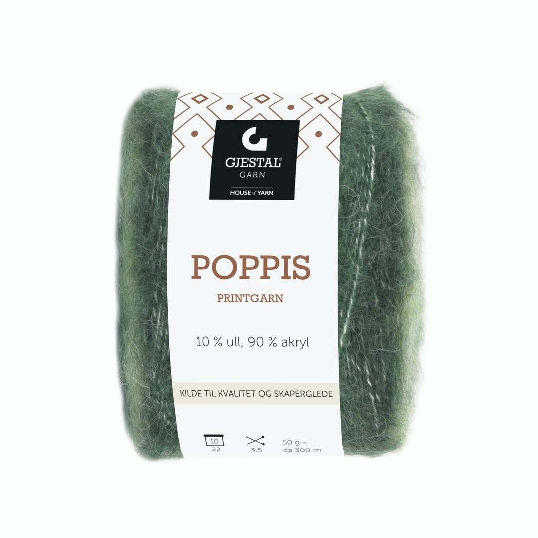 3104 Ljus/Mörk Grön Melerad, Poppis