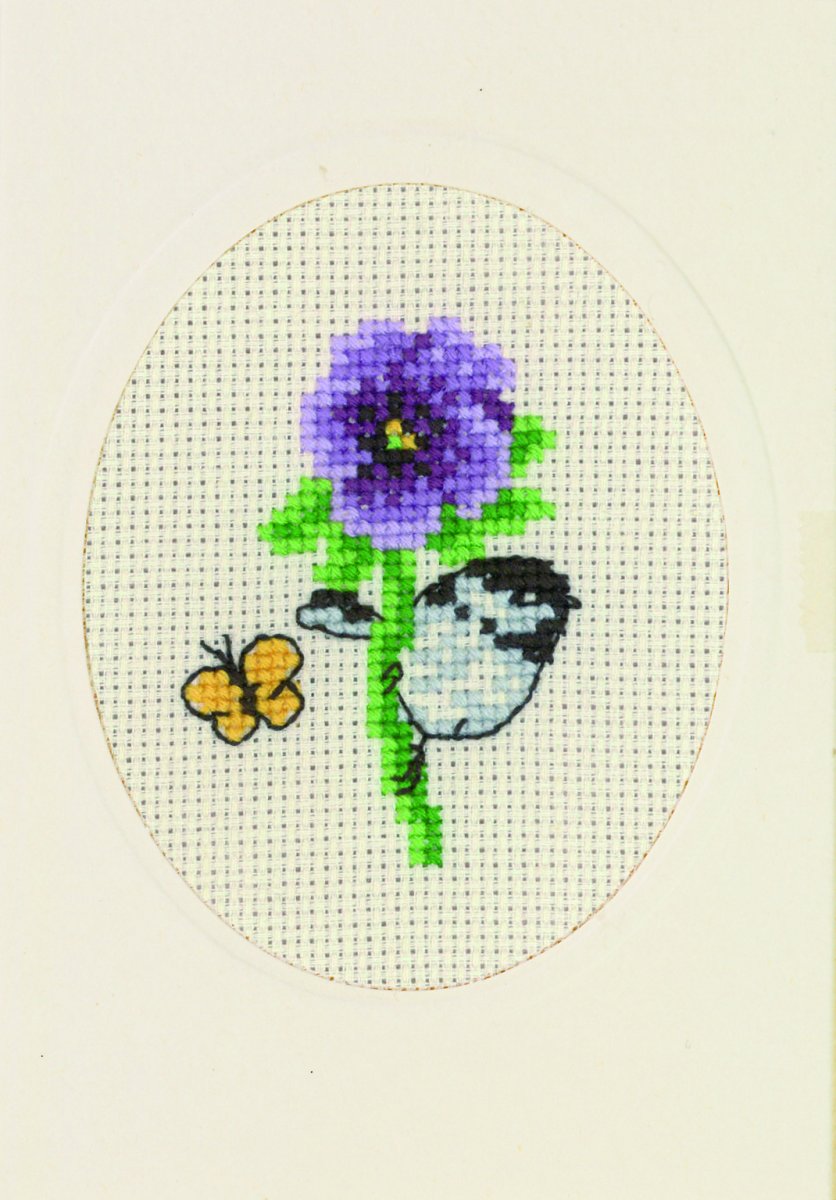 Blomsterkort, Styvmorsviol