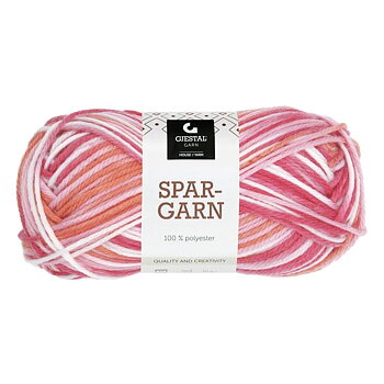 600 Röd/Rosa/Vit, Spargarn