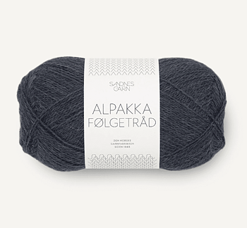 6581 Mörk Gråblå, Alpakka Följetråd