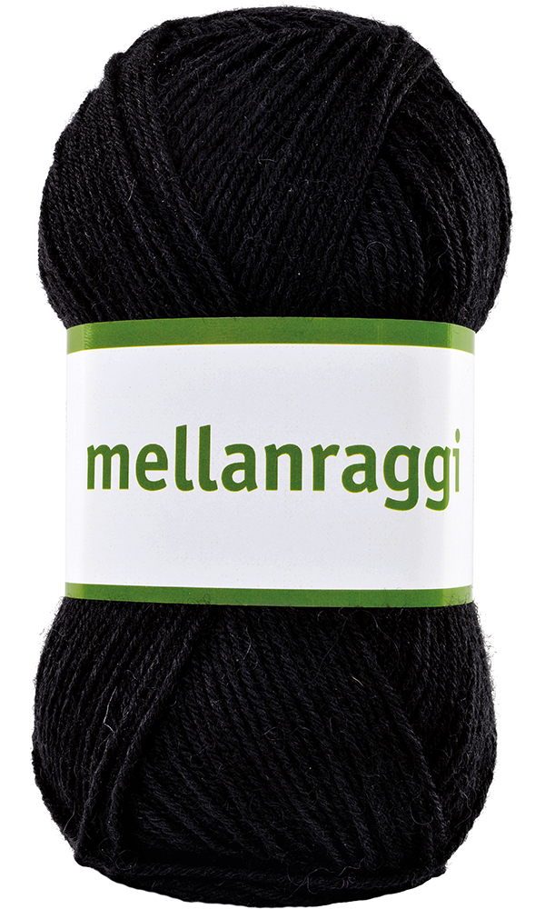 213 Svart Mellanraggi