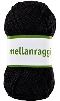 213 Svart Mellanraggi
