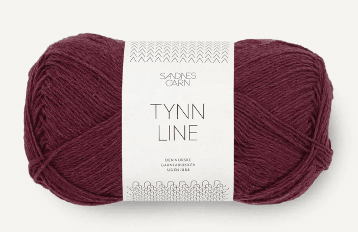 4372 Djup Burgunder, Tynn Line