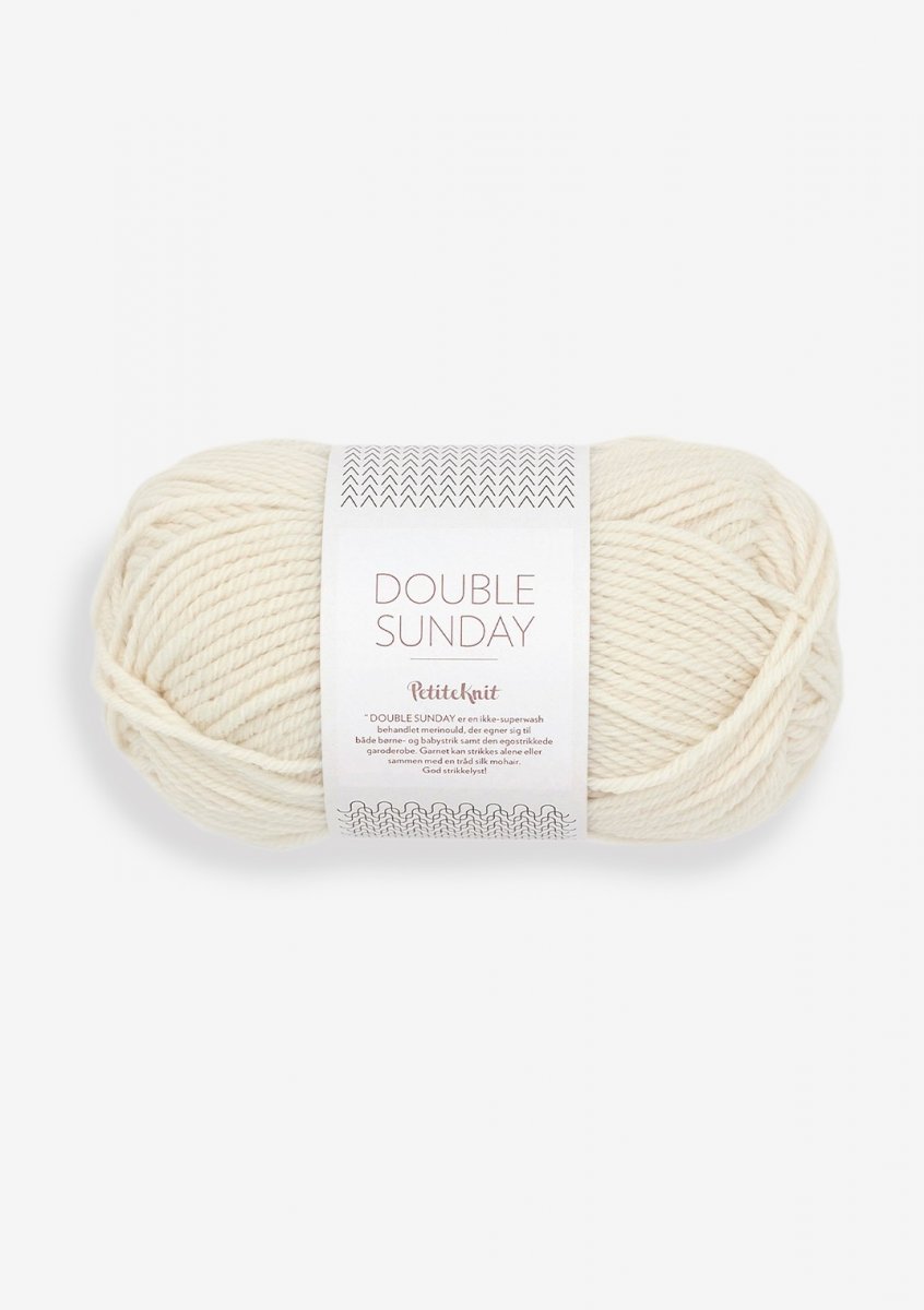 1012 Whipped Cream, Double Sunday PetiteKnit