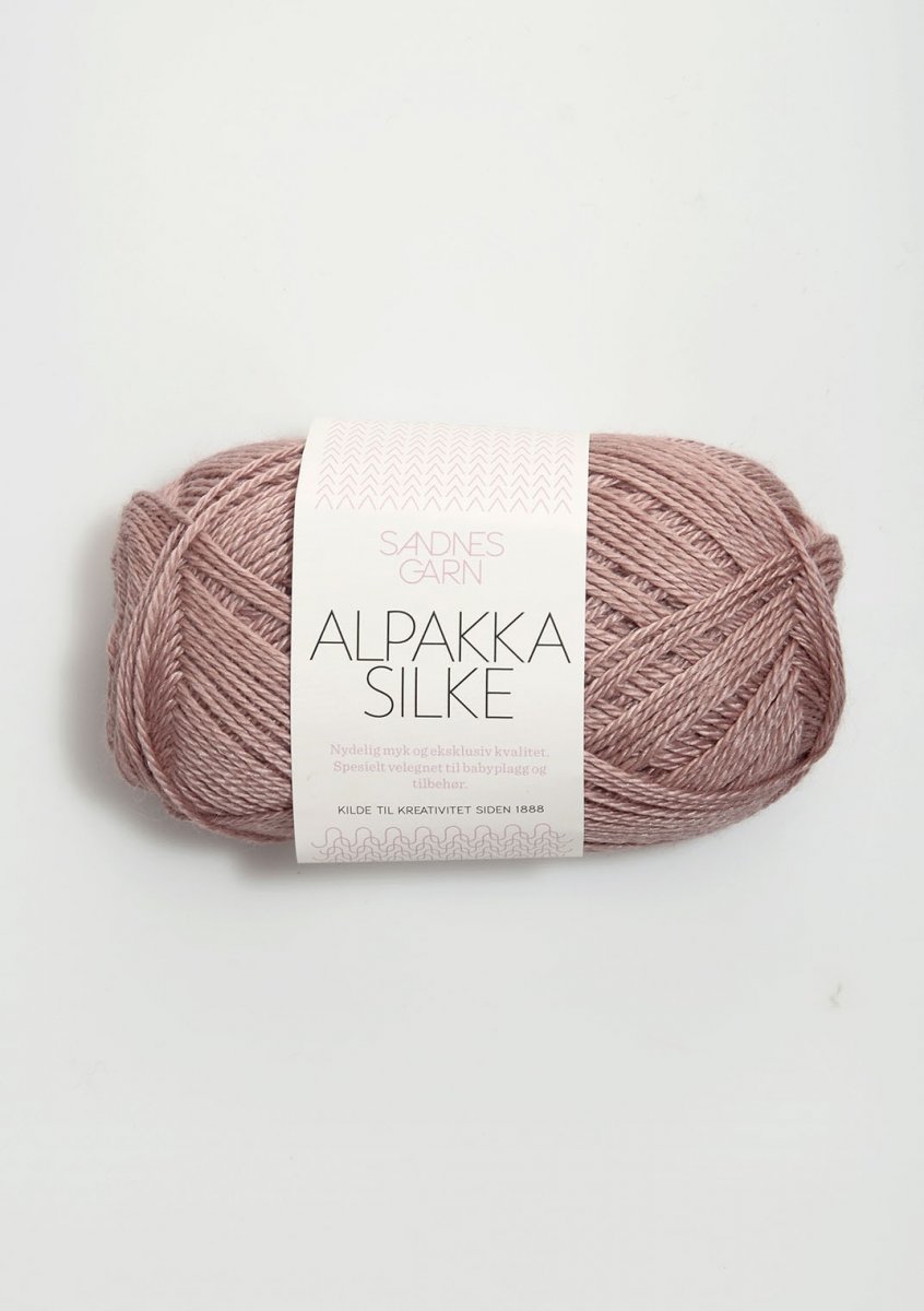 4331 Gammelrosa Alpakka silke