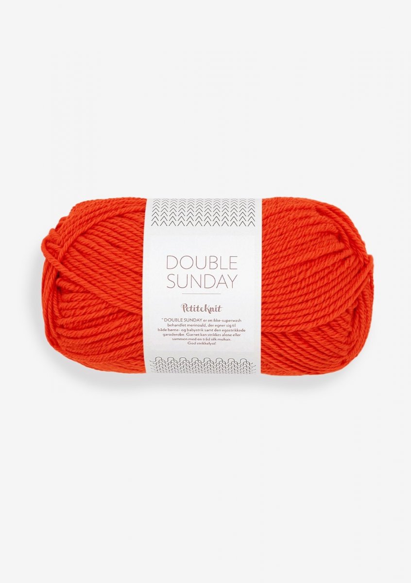 3819 That Orange Feeeling, Double Sunday PetiteKnit