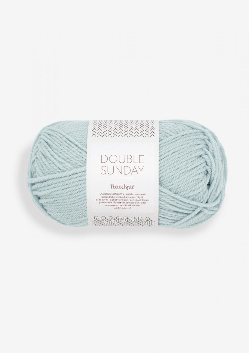 5930 Pale Blue, Double Sunday PetiteKnit -utgår-