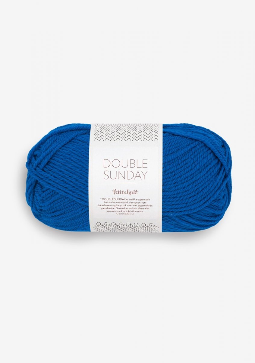 6046 Electric Blue, Double Sunday PetiteKnit