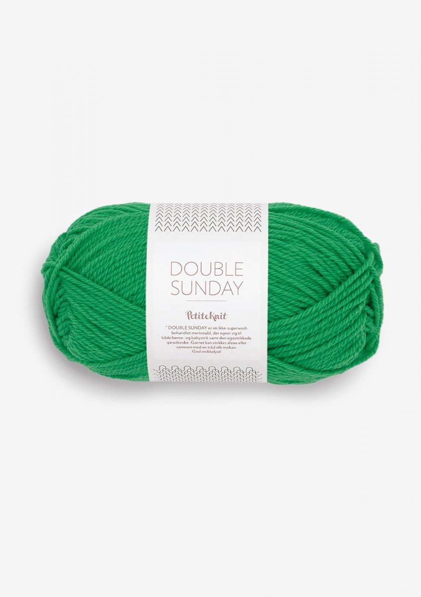 8236 Statement Green, Double Sunday PetiteKnit