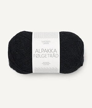 1099 Svart, Alpakka Följetråd