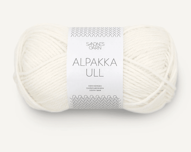 1002 Naturvit, Alpakka Ull