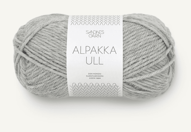 1042 Gråmelerat, Alpakka Ull