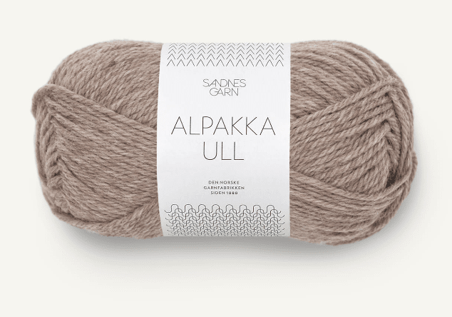 2650 Gråbeige Melerad, Alpakka Ull