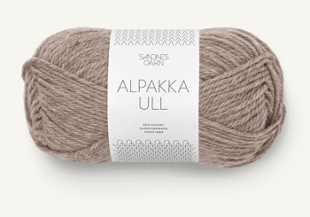 2650 Gråbeige Melerad, Alpakka Ull