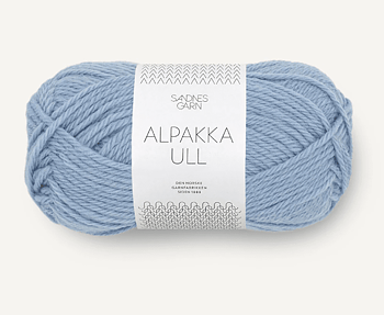 6032 Ljusblå, Alpakka Ull