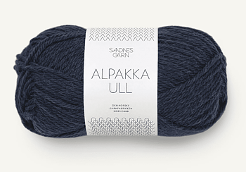 6081 Midnattsblå, Alpakka Ull