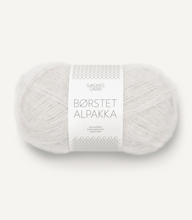 1014 Porselen, Börstet Alpakka