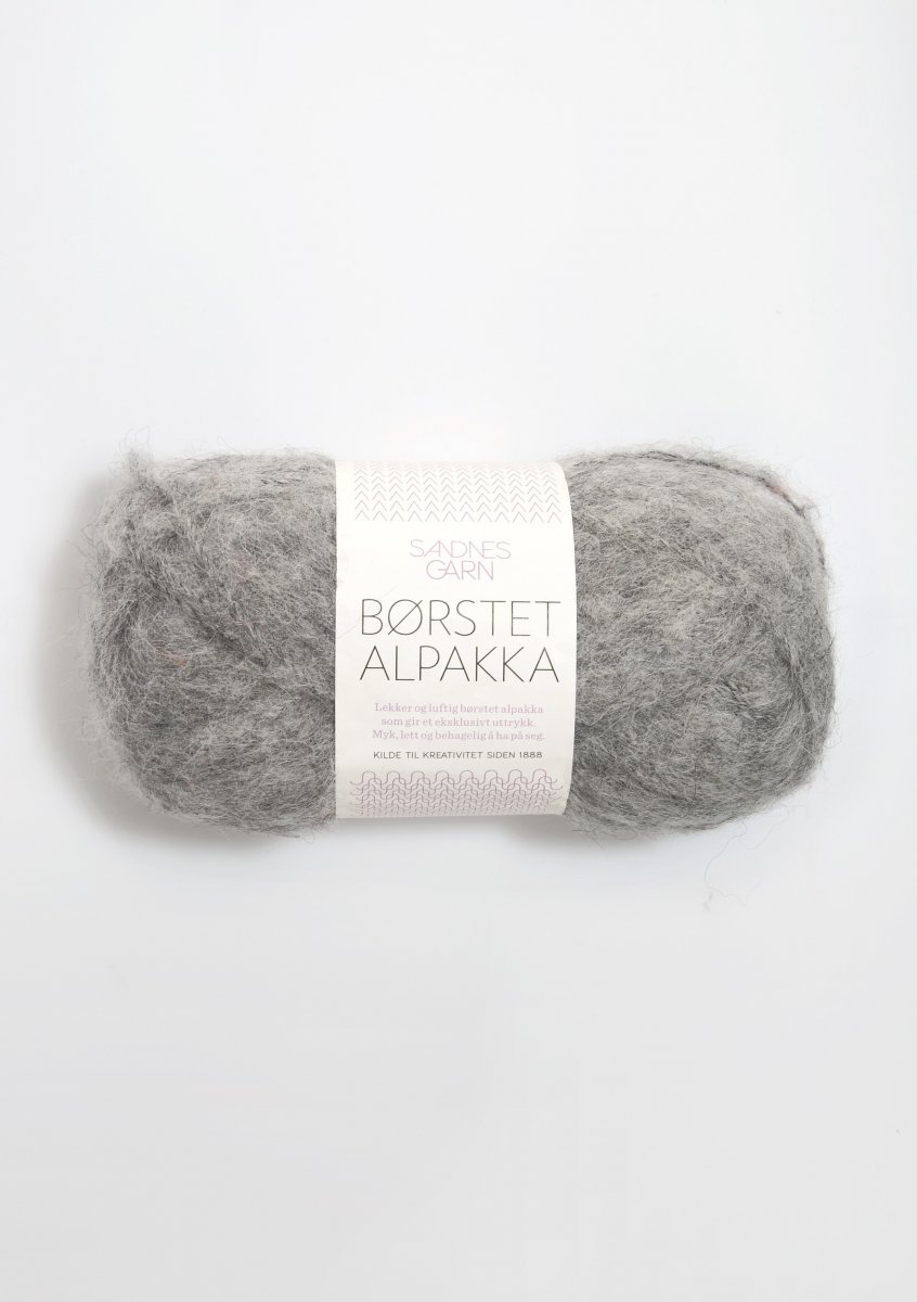 1042 Grå, Börstet Alpakka