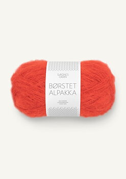 3819 Spicy Orange, Börstet Alpakka