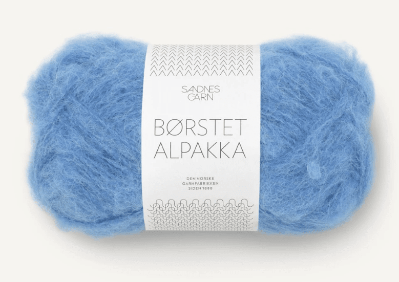 6044 Regatta Blå, Börstet Alpakka