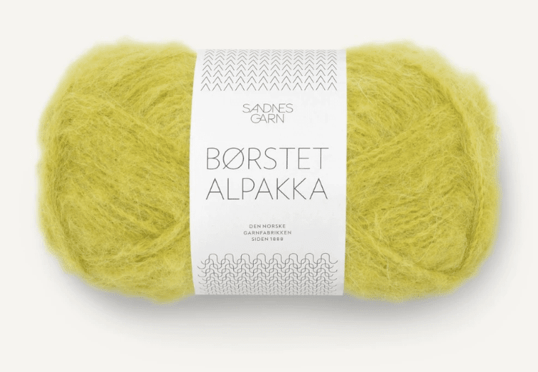 9825 Sunny Lime, Börstet Alpakka -Utgår -
